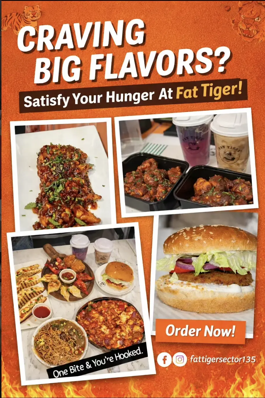 Fat Tiger bestseller momos platter — pan-fried, steamed and crispy momos